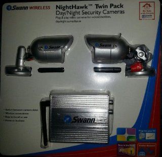 Swann Nighthawk Twin Pack 2 Cameras & Receiver : Surveillance Camera Lenses : Camera & Photo