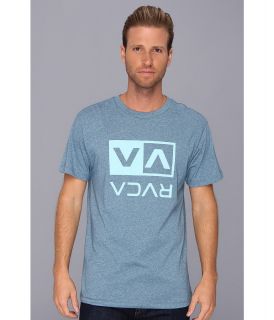 RVCA Va Flipped Box Tee Mens Short Sleeve Pullover (Blue)