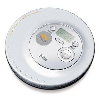 Jwin Jxcd566Sil Portable Audio Cd Player With Anti Skip Protection (Silver)  Personal Cd Players   Players & Accessories