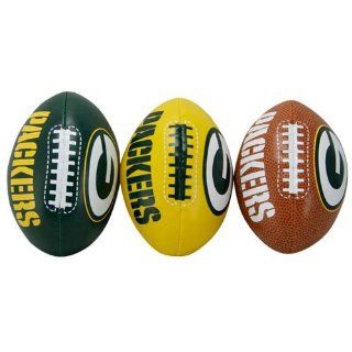 NFL Green Bay Packers Softee 3 Ball Set : Sports Related Collectible Footballs : Sports & Outdoors