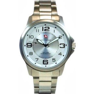 Swiss Mountaineer 100M Water Resistant White Dial Men's Watch SMW001: Watches