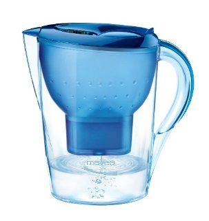 MAVEA 1009650 Marella XL 8 Cup Water Filtration Pitcher, Blue: Pitcher Water Filters: Kitchen & Dining