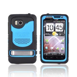 Blue Black OEM Trident Cyclops Hard Silicone Case Screen Protector, CY THDB BL For HTC Thunderbolt: Cell Phones & Accessories