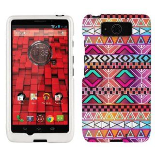 Motorola Droid Ultra Maxx Aztec Andes Bright Pink Purple Pattern Phone Case Cover: Cell Phones & Accessories
