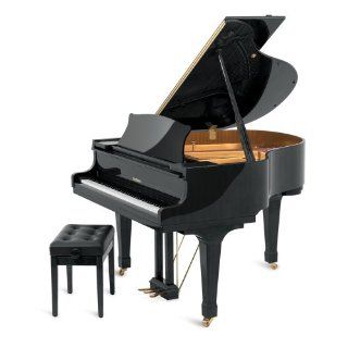Suzuki M 580 BL 4'10 inch Acoustic Grand Piano,High Gloss Black: Musical Instruments