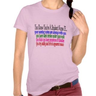 Funny Student Nurse Sayings T Shirts and Gifts