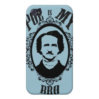 Poe is my Bro Funny Graphic Design iPhone 4/4S Covers