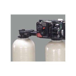 Fleck 9100 water softener control valve dual tank replacement head: Home Improvement
