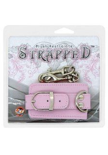 Golden Triangle Strapped Plush Restraints, Pink: Health & Personal Care
