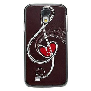 Rayshop   Musical Note Pattern Aluminum Hard Case for Samsung Galaxy S4 I9500 Cell Phones & Accessories