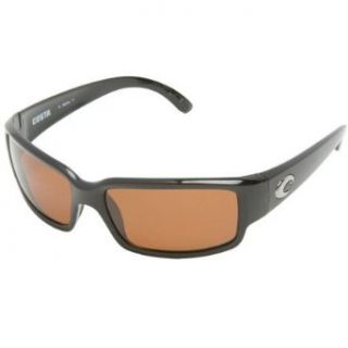 Costa Del Mar Sunglasses   Caballito  Glass / Frame: Shiny Black Lens: Polarized Copper Wave 580 Glass CL11CW580: Clothing