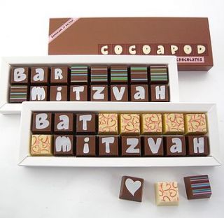 personalised chocolates for celebrations by chocolate by cocoapod chocolate