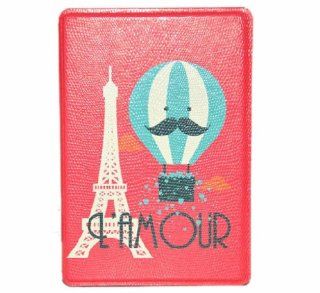 Angelseller XKM New Stylish Cute Hot Air Balloon Mr Mustach Style Pattern Series Flip Wallet Style PU Leather With Adjustable Stand Case Protective Cover for Apple ipad 2/3/4: Cell Phones & Accessories