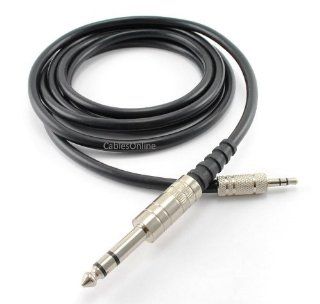 CablesOnline 6ft Premium 3.5mm Stereo Male to 1/4" Strereo TRS Male Audio Cable, A6 606: Electronics