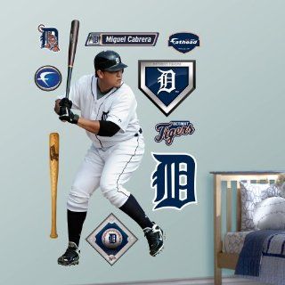 MLB Detroit Tigers Miguel Cabrera Wall Graphics : Sports Fan Wall Banners : Sports & Outdoors