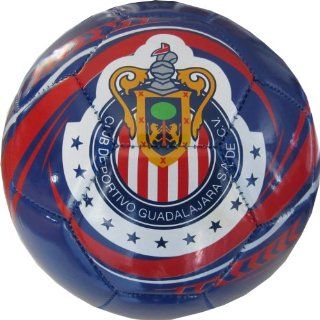2013 Chivas de Guadalajara Soccer Ball Blue Home Silver#5 : Sports & Outdoors