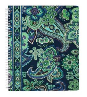 Vera Bradley Notebook with Pocket in Blue Rhapsody: Clothing
