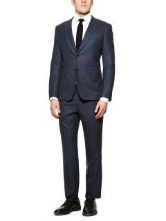 Slim Fit Micro Houndstooth Suit by Martin Greenfield