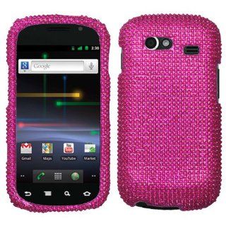 Rhinestones Protector Case for Samsung Nexus S GT i9020, Hot Pink Full Diamond: Cell Phones & Accessories