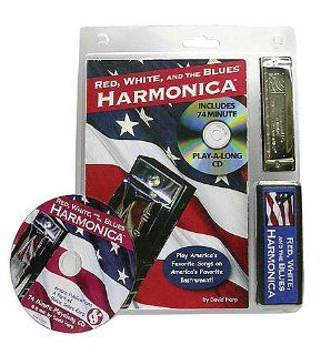 Red, White, and the Blues Harmonica   Book/CD/Harmonica Pack: Musical Instruments