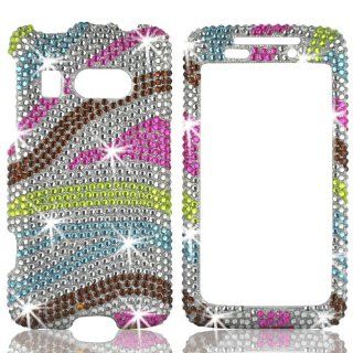 Talon 14749 Full Diamond Bling Phone Shell for HTC Surround   AT&T   1 Pack   Retail Packaging   Yellow/White/Red/Blue: Cell Phones & Accessories