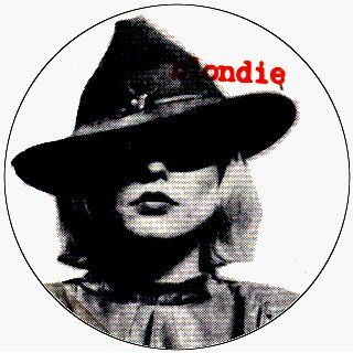 Blondie   Debbie Harry (In Hat)   1 1/2" Button / Pin: Clothing