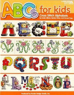 Leisure Arts ''ABCs for Kids'' Cross Stitch Alphabets Book By The Each