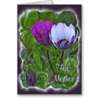 Purple Floral Mother's Day Card