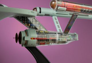 Star Trek Enterprise Cutaway Model