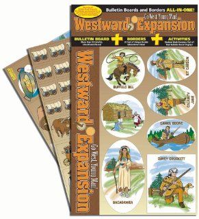 Gallopade Publishing Group Westward Expansion   Go West, Young Man! (9780635063830) : Themed Classroom Displays And Decoration : Office Products