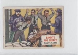 Bandits Rob Brink's COMC REVIEWED Good to VG EX (Trading Card) 1954 Scoops #62: Entertainment Collectibles
