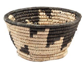 Hand Woven African Basket, 6.5 Inches, #110, Straw Basket, Decor for the Home, Fruit Basket  Home Storage Baskets  