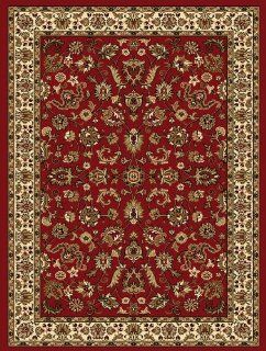 Shop Creative Home Traditional Classics Area Rug 12002 011 Red Bordered Floral 9' 2" x 12' 6" Rectangle at the  Home Dcor Store. Find the latest styles with the lowest prices from Creative Home