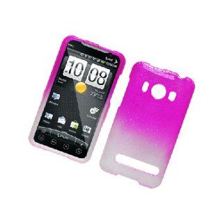 HTC EVO 4G Spex Hot Pink Hard Cover Case Cell Phones & Accessories