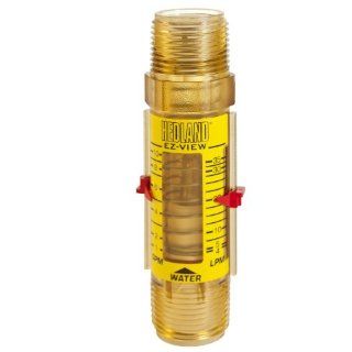 Hedland H621 010 R EZ View Flowmeter, Polyphenylsulfone, For Use With Water, 1.0   10 gpm Flow Range, 1" NPT Male: Science Lab Flowmeters: Industrial & Scientific