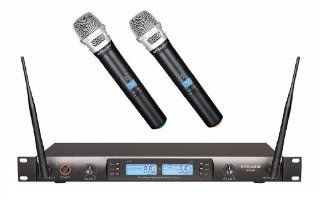 GTD Audio G 622H 200 Channel UHF Professional Wireless microphone Mic System: Musical Instruments