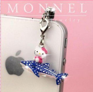 ip622 Cute Hello Kitty Dust Proof Phone Plug Cover Charm For iPhone Cell Phone Cell Phones & Accessories