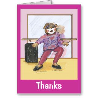 Thank You Card for Dance Instructor