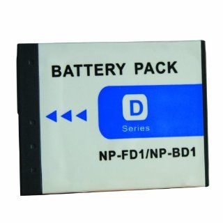 High Capacity InfoLithium NP BD1 / NP FD1 Replacement Lithium Ion Battery for Sony Cyber Shot DSC G3 DSC T2 DSC T70 DSC T75 DSC T77 DSC T200 DSC T300 DSC T500 DSC T700 Digital Cameras : Camera & Photo