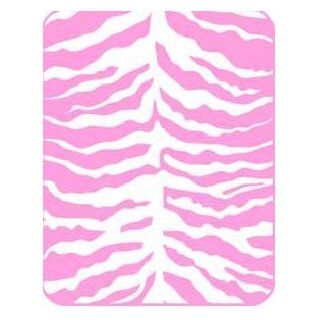 Regal Comfort Pink Zebra Print Acrylic Mink Crib Baby Blanket : Nursery Bed Blankets : Baby