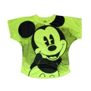 Disney Mickey Mouse Womens Shirt   Yellow   X Large