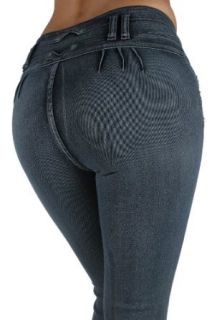 Style D644   High Waist Colombian Design Butt lift, Levanta Cola, Skinny Jeans in Washed Dark Blue Size 00 at  Womens Clothing store