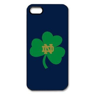 NCAA Series Notre Dame Fighting Irish Printed Proctive Custom Case Cover for Iphone 5 / Iphone 5s   1311319: Cell Phones & Accessories