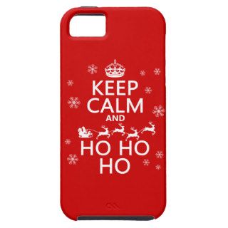 Keep Calm and Ho Ho Ho   Christmas/Santa iPhone 5 Cases