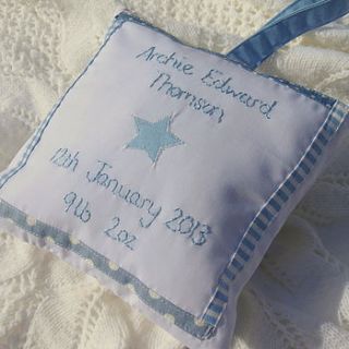 new baby boy personalised gift by acorn attic