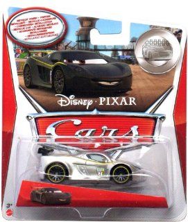 Disney Pixar Cars   1:55 Scale Diecast Silver Racer Series   Lewis Hamilton: Toys & Games