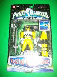 Power Rangers Lost Galaxy Yellow Blasting Ranger Action Figure LG MOSC MOC NEW Bandai 1998: Toys & Games