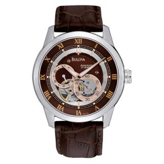 Mens Bulova BVA Series Automatic Watch with Brown Dial (Model: 96A120