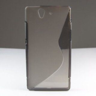 Wall  S Line Design TPU Gel Soft Case Cover for Sony Xperia Z L36h C660X C6603 Gray: Cell Phones & Accessories