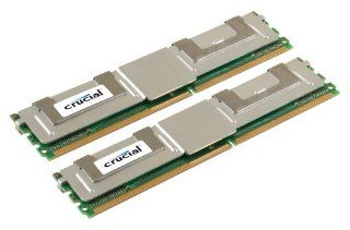 Crucial Technology CT2CP25672AF667 4 GB (2 GBx2) 240 pin DIMM??DDR2 PC2 5300 CL=5 Fully Buffered ECC DDR2 667 1.8V 256Meg x 72 Memory Kit: Electronics